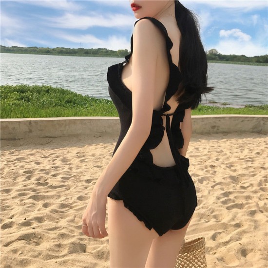 Korean Sexy Push Up One Piece Swimsuit Swimwear Korean Sexy Push Up One Piece Swimsuit Swimwear