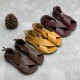 Summer Handmade Leather Cross-Strap Sandals for Women Shoes Summer Handmade Leather Cross-Strap Sandals for Women Shoes