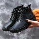 Womens Autumn Winter Velvet Soft Leather Casual High-Top Shoes Boots Womens Autumn Winter Velvet Soft Leather Casual High-Top Shoes Boots