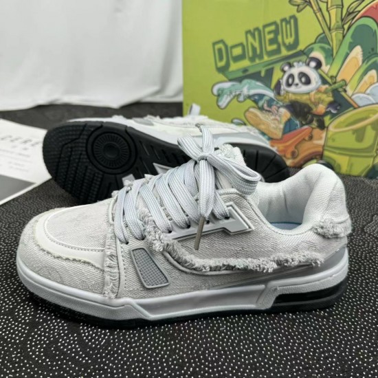 Couple Sports Casual Board Shoes Denim Edge Retro Sneakers Couple Sports Casual Board Shoes Denim Edge Retro Sneakers