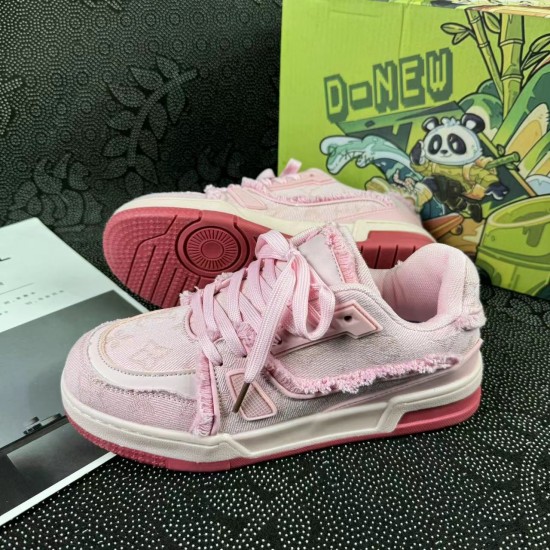 Couple Sports Casual Board Shoes Denim Edge Retro Sneakers Couple Sports Casual Board Shoes Denim Edge Retro Sneakers