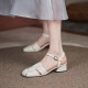 Summer Leather Sandals Dress Shoes Weave Closed Sandals Women Summer Leather Sandals Dress Shoes Weave Closed Sandals Women