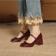 Womens Patent Leather Elegant Bow Mary Jane High Heels Womens Patent Leather Elegant Bow Mary Jane High Heels
