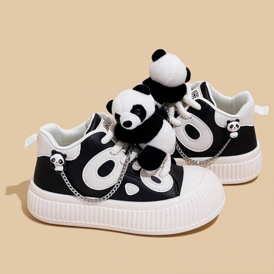 Women's Panda Design Platform Sneakers Casual Shoes Women's Panda Design Platform Sneakers Casual Shoes