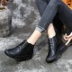Womens Autumn Winter Velvet Soft Leather Casual High-Top Shoes Boots Womens Autumn Winter Velvet Soft Leather Casual High-Top Shoes Boots