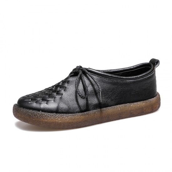 Handmade Woven Retro Casual Walking Shoes Women's Flats Handmade Woven Retro Casual Walking Shoes Women's Flats