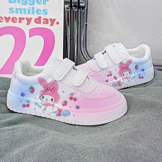“Flying” Cartoon Print Student Sneakers Kids Size with Velcro Fastener “Flying” Cartoon Print Student Sneakers Kids Size with Velcro Fastener