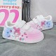 “Flying” Cartoon Print Student Sneakers Kids Size with Velcro Fastener “Flying” Cartoon Print Student Sneakers Kids Size with Velcro Fastener