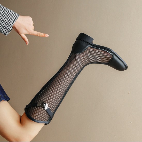 Vintage Cutout Sandals Boot Mesh Breathable Women's Boots Vintage Cutout Sandals Boot Mesh Breathable Women's Boots