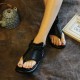 Women's Flat Leather Flip-Flops Casual Sandals Women's Flat Leather Flip-Flops Casual Sandals