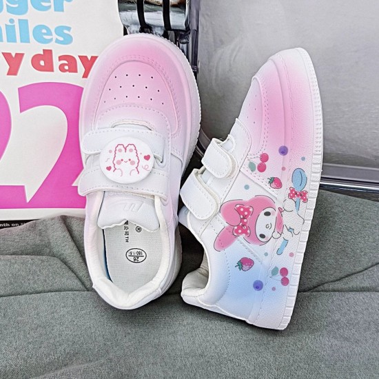 “Flying” Cartoon Print Student Sneakers Kids Size with Velcro Fastener “Flying” Cartoon Print Student Sneakers Kids Size with Velcro Fastener