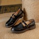 Japanese Mary Jane with Black Belt Buckle for Women Japanese Mary Jane with Black Belt Buckle for Women