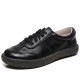 Genuine Leather Lace-up Non-slip Flat Soft Sole Women's Shoes Sneakers Genuine Leather Lace-up Non-slip Flat Soft Sole Women's Shoes Sneakers