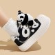 Women's Panda Design Platform Sneakers Casual Shoes Women's Panda Design Platform Sneakers Casual Shoes