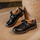 British Preppy Style Retro Lace-up Loafers Women's Shoes British Preppy Style Retro Lace-up Loafers Women's Shoes