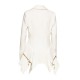 Women's Spring and Fall Hem Splicing Pressure Pleat Blazer Women's Spring and Fall Hem Splicing Pressure Pleat Blazer
