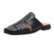 Women's Handmade Leather Closed Toe Casual Hollow Out Flat Mules Sandals Women's Handmade Leather Closed Toe Casual Hollow Out Flat Mules Sandals
