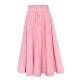 French Pink Swing A-Line Pleated Skirt French Pink Swing A-Line Pleated Skirt