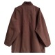 Cstand Collar Japanese Style Oversize Coat Cstand Collar Japanese Style Oversize Coat