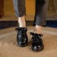 British Preppy Style Retro Lace-up Loafers Women's Shoes British Preppy Style Retro Lace-up Loafers Women's Shoes