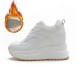 Womens Wedge Platform Sneakers High Hidden Heel Sneakers Womens Wedge Platform Sneakers High Hidden Heel Sneakers