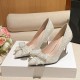 Dress Shoes Pearls Bow Bridesmaid High Heels Women Wedding Shoes Dress Shoes Pearls Bow Bridesmaid High Heels Women Wedding Shoes