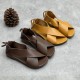 Summer Handmade Leather Cross-Strap Sandals for Women Shoes Summer Handmade Leather Cross-Strap Sandals for Women Shoes