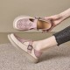 Women's Cut-out Comfort Closed-toe Leather Sandal Women's Cut-out Comfort Closed-toe Leather Sandal