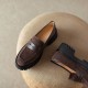 Handmade Classic Platform Loafers Flats Women's Shoes Handmade Classic Platform Loafers Flats Women's Shoes