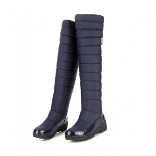 Women's Waterproof Knee-high Snow Boots with Fur lining Women's Waterproof Knee-high Snow Boots with Fur lining