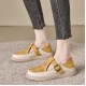 Women's Cut-out Comfort Closed-toe Leather Sandal Women's Cut-out Comfort Closed-toe Leather Sandal