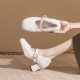 Plush Rhinestone Buckle Women's Chunky High Heels Plush Rhinestone Buckle Women's Chunky High Heels