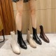 Womens Ankle Boots Pointed Toe Solid Color Back Zipper Comfortable Boots Womens Ankle Boots Pointed Toe Solid Color Back Zipper Comfortable Boots