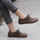 Handmade Leather Lace-up Vintage Mori Style Flats Women's Shoes Handmade Leather Lace-up Vintage Mori Style Flats Women's Shoes