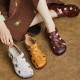 Women Handmade Leather Closed Toe Flat Comfort Buckle Fisherman Shoes Sandals Women Handmade Leather Closed Toe Flat Comfort Buckle Fisherman Shoes Sandals