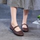 Comfortable Soft Leather Buckle Handmade Retro Flats Womens Shoes Comfortable Soft Leather Buckle Handmade Retro Flats Womens Shoes