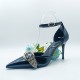 Women's Metal Ankle Strap Dress Heels Women's Metal Ankle Strap Dress Heels