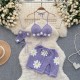 Cute Knitted Short Skirt Swimwear 3pcs for women Cute Knitted Short Skirt Swimwear 3pcs for women