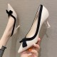 Womens Elegant Pump Pointy Toe Kitten Mid Heels Womens Elegant Pump Pointy Toe Kitten Mid Heels