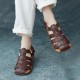 Women's Handmade Leather Closed Toe Casual Fisherman Sandals Women's Handmade Leather Closed Toe Casual Fisherman Sandals