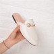 Womens Oxford Slide Slip On Flat Mules Shoes Womens Oxford Slide Slip On Flat Mules Shoes