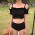 Two Piece Swimsuit student Off Shoulder Swimwear