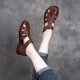 Women's Handmade Leather Comfortable Closed Toe Sandals Fisherman Shoes Women's Handmade Leather Comfortable Closed Toe Sandals Fisherman Shoes