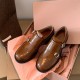 Womens Leather Double Monk Strap Shoes Womens Leather Double Monk Strap Shoes