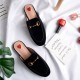 Womens Velvet Heart Oxford Slide Slip On Flat Mules Womens Velvet Heart Oxford Slide Slip On Flat Mules