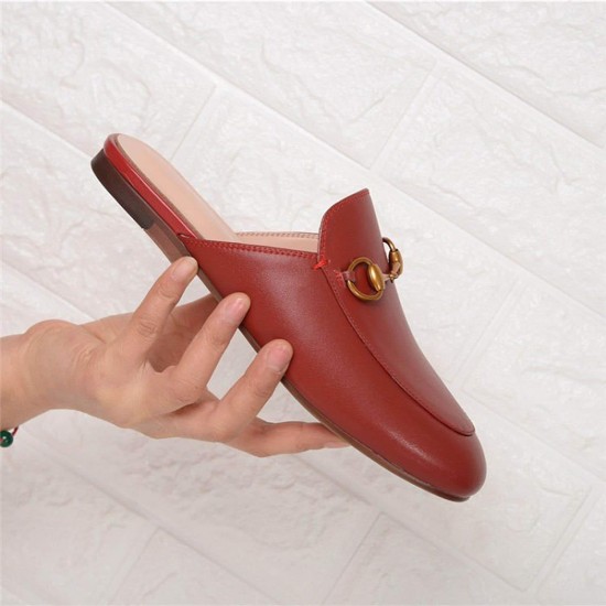 Womens Oxford Slide Slip On Flat Mules Shoes Womens Oxford Slide Slip On Flat Mules Shoes