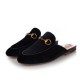 Womens Velvet Heart Oxford Slide Slip On Flat Mules Womens Velvet Heart Oxford Slide Slip On Flat Mules
