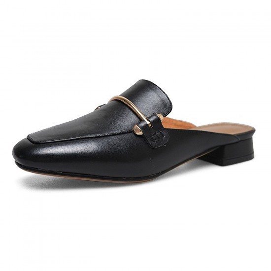 Women Casual Low Heel Mules Shoes Women Casual Low Heel Mules Shoes