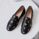Women Classic Bee and Star Leather Loafers Women Classic Bee and Star Leather Loafers