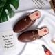 Womens Red Heart Buckle Shoes Mules Womens Red Heart Buckle Shoes Mules